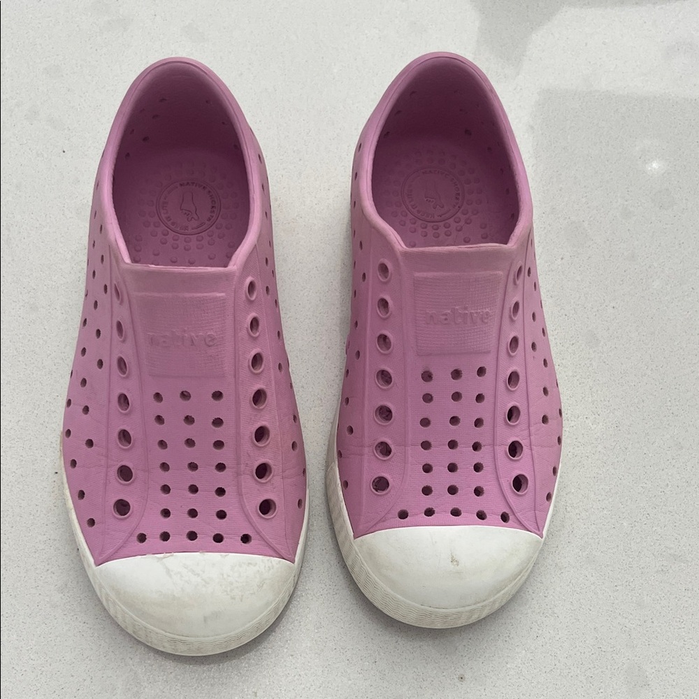 Native Kids Pink Jefferson Slip-Ons